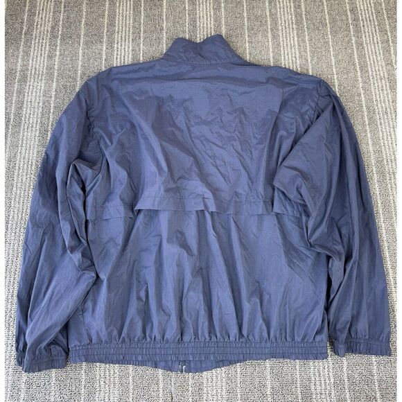 Reebok Jacket Mens XL Blue Track Jacket Vintage Rising Sun Windbreaker Full ZiP - Picture 11 of 12